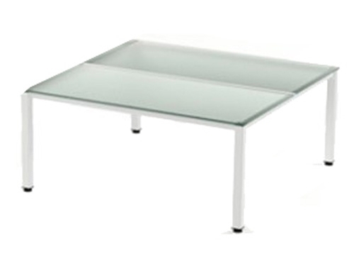 ROCADA - MESA EXECUTIVE 360x80 ESTRUCTURA BLANCO TABLERO CRISTAL (Ref.2210AM05)