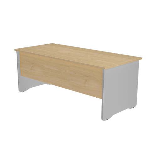 ROCADA - MESA WORK 180x80 ESTRUCTURA ALUMINIO TABLERO ROBLE (Ref.2003AB08)