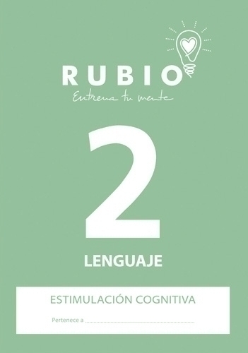 RUBIO - CUADERNO A4 ESTIMULACION COGNITIVA LENGUAJE Nº 2 (Ref.ECL2)