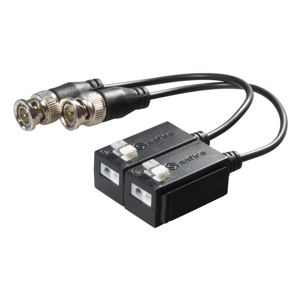 SAFIRE - Transceptor pasivo por par trenzado Optimizado para HDTVI, HDCVI y AHD1 canal de (Ref.BA612P-HAC)