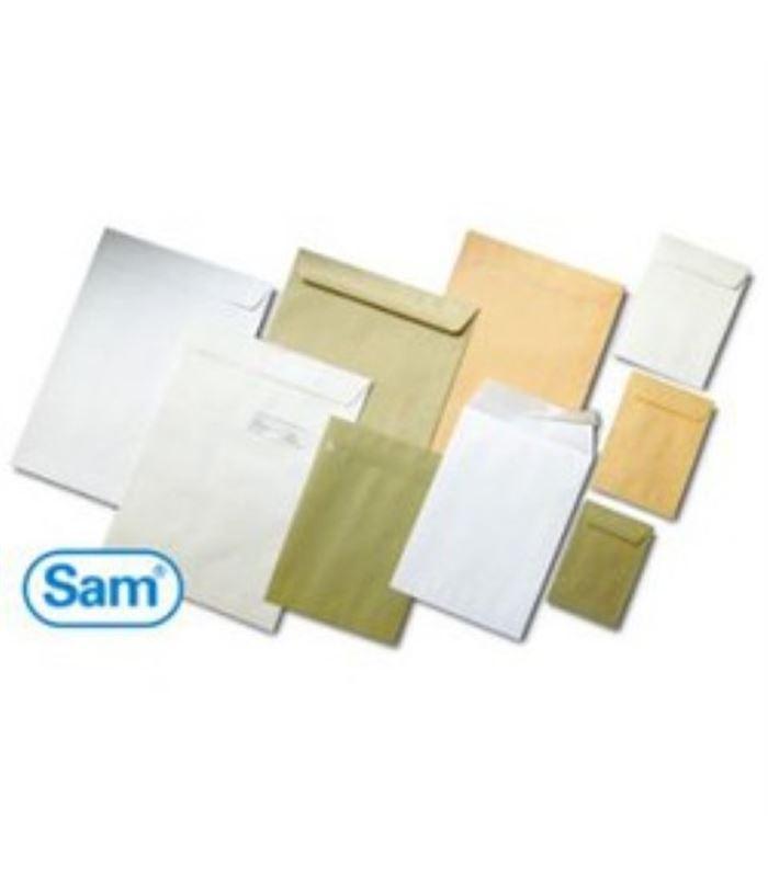 SAM - BOLSA SALARIOS SIL-CC3 AUTOADHESIVO CON TIRA DE SILICONA 120X170 70 GRAMOS OFFSET CELULOSA CHAMOIX 1000 SOBRES (Ref.141820)