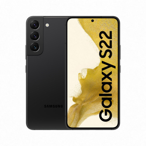 SAMSUNG - Galaxy S22 Enterprise Edition SM-S901B 15,5 cm (6.1&quot;) SIM doble Android 12 5G USB Tipo C 8 GB 128 GB 3700 mAh Negro (Canon L.P.I. 1,1€ Incluido) (Ref.SM-S901BZKDEEB)
