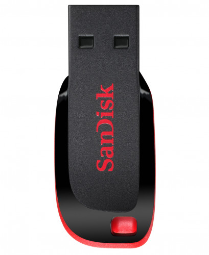 SANDISK - Cruzer Blade unidad flash USB 16 GB USB tipo A 2.0 Negro, Rojo (Canon L.P.I. 0,24€ Incluido) (Ref.SDCZ50-016G-B35)