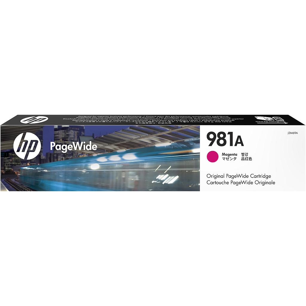 HP ( HEWLETT PACKARD ) - Cartucho ORIGINALES PageWide 981A Cián (Ref.J3M68A)