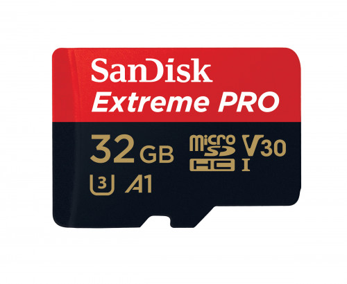 SANDISK - Extreme Pro memoria flash 32 GB MicroSDHC Clase 10 UHS-I (Canon L.P.I. 0,24€ Incluido) (Ref.SDSQXCG-032G-GN6MA)