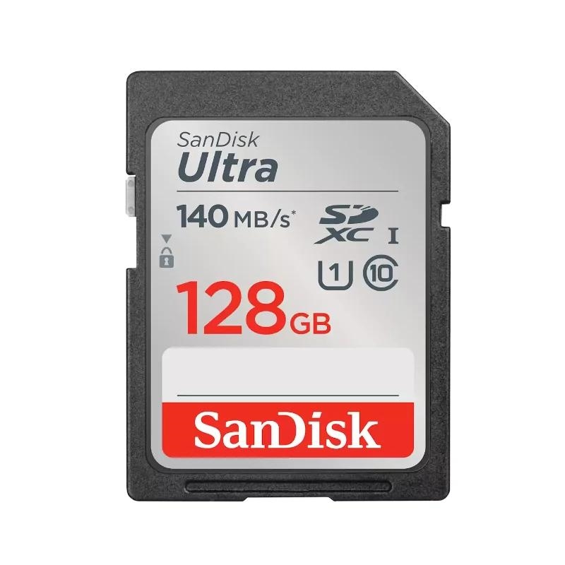 SANDISK - Ultra 128GB SDXC Memory Card 120MB/s (Canon L.P.I. 0,24€ Incluido) (Ref.SDSDUNB-128G-GN6IN)
