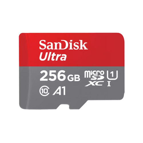 SANDISK - Ultra 256 GB MicroSDXC UHS-I Clase 10 (Canon L.P.I. 0,24€ Incluido) (Ref.SDSQUAC-256G-GN6MA)