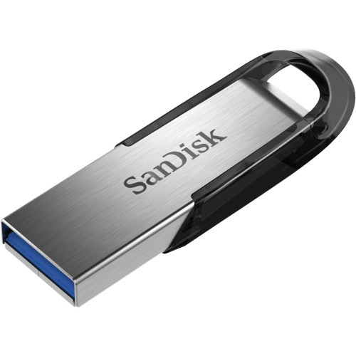 SANDISK - ULTRA FLAIR unidad flash USB 128 GB USB tipo A 3.2 Gen 1 (3.1 Gen 1) Negro, Plata (Canon L.P.I. 0,24€ Incluido) (Ref.SDCZ73-128G-G46)