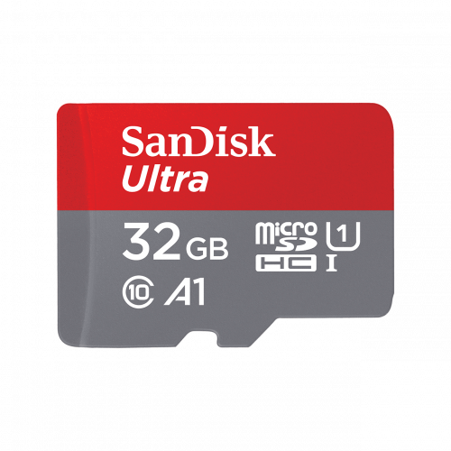 SANDISK - Ultra microSD memoria flash 32 GB MicroSDHC UHS-I Clase 10 (Canon L.P.I. 0,24€ Incluido) (Ref.SDSQUNR-032G-GN3MA)