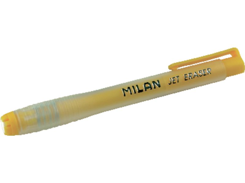 MILAN - Portagomas Jet Eraser Goma nata Amarillo/azul/negro Automatico (Ref.3026324)
