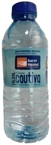 SERVIHOST - AGUA MINERAL NATURAL BOTELLA 330ml (Ref.16004194)