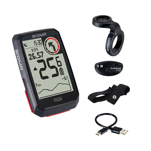 SIGMA SPORT - ROX 4.0 BLACK HR SET (Ref.1062)