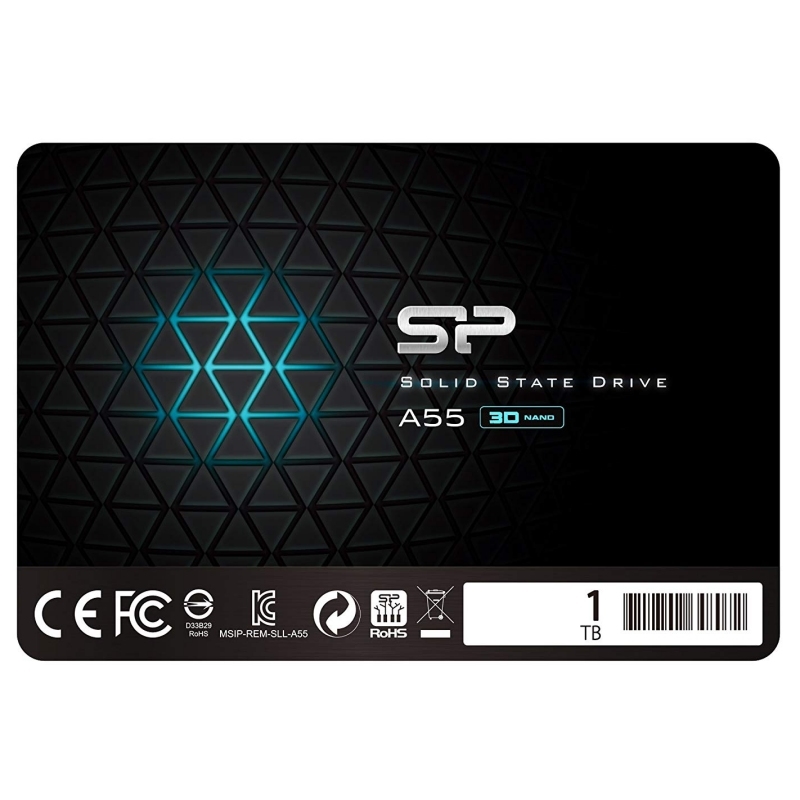 SILICON POWER - SP A55 SSD 1TB 2.5&quot; 7mm Sata3 (Canon L.P.I. 5,45€ Incluido) (Ref.SP001TBSS3A55S25)