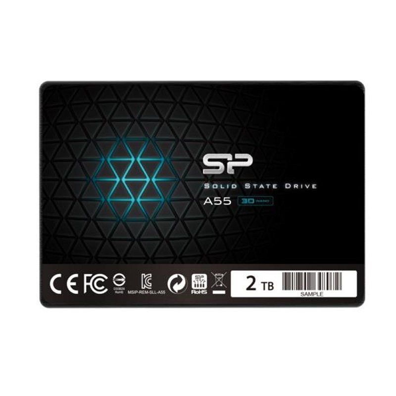 SILICON POWER - SP Ace A55 SSD 2TB 2.5&quot; 7mm Sata3 (Canon L.P.I. 5,45€ Incluido) (Ref.SP002TBSS3A55S25)