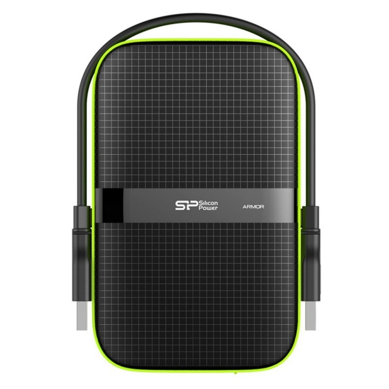 SILICON POWER - SP HD A60 2TB 2.5&quot; USB 3.1 Resistente golpes/agua (Canon L.P.I. 6,45€ Incluido) (Ref.SP020TBPHDA60S3K)