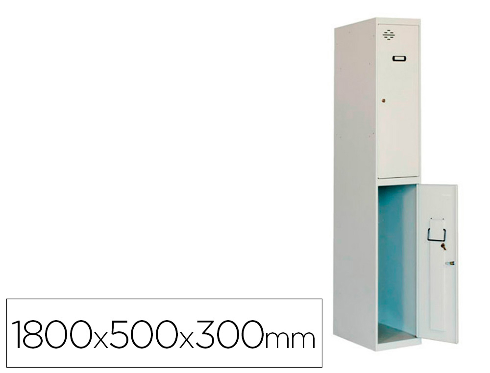 SIMONLOCKER - TAQUILLA 1 CUERPO + 2 PUERTAS 1800X300X500 DAHI (Ref.90233W1230)