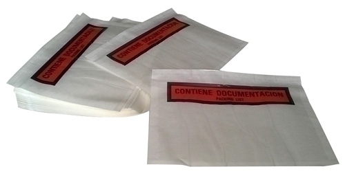 SOBRES ADHESIVOS PACKING-LIST 180x140 (ext.) IMPRESOS CAJA de 250 (Ref.1456/00190251)