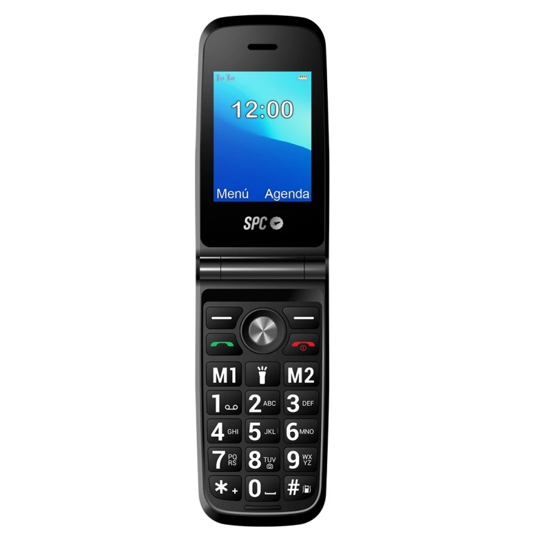 SPC - Titan Telefono Movil BT FM Negro (Canon L.P.I. 1,1€ Incluido) (Ref.2325N)