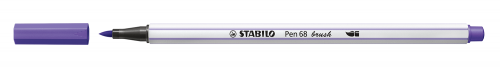 STABILO - ROTULADOR FIBRA PEN 68 BRUSH PUNTA PINCEL VIOLETA (Ref.568/55)