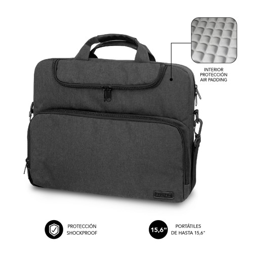 SUBBLIM - AIR PADDING LAPTOP BAG 15,6&quot; DARK GREY (Ref.SUBLB-4APLB60)