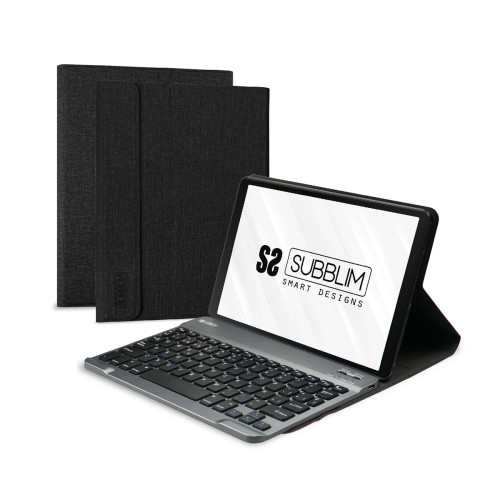SUBBLIM - Funda con teclado KeyTab Pro BT Lenovo Tab M10 Plus 3a Gen 10.6” TB-125F/128F (Ref.SUBKT3-BTL300)
