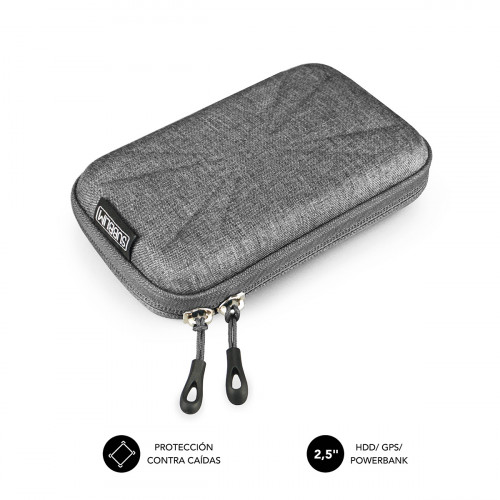SUBBLIM - Funda Disco Duro HDD Business Case 2,5&quot; Grey (Ref.SUB-HDD-HBC002)