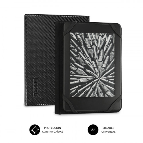 SUBBLIM - Funda Libro Electrónico Clever Ebook Case 6&quot; Black (Ref.SUB-CUE-1EC001)
