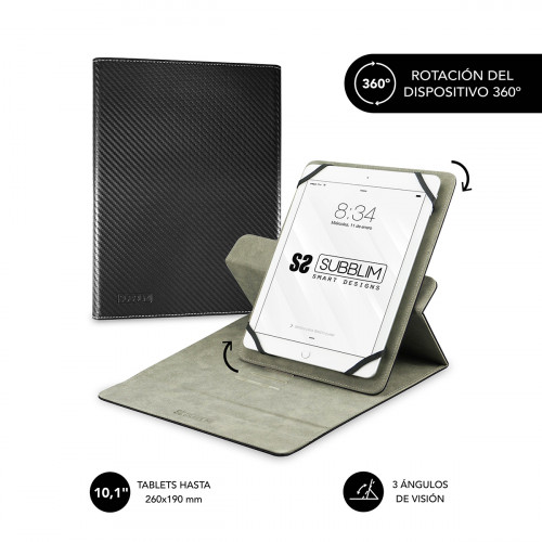 SUBBLIM - Funda Tablet Rotate 360 Executive Case 10,1&quot; Black (Ref.SUB-CUT-3RE001)
