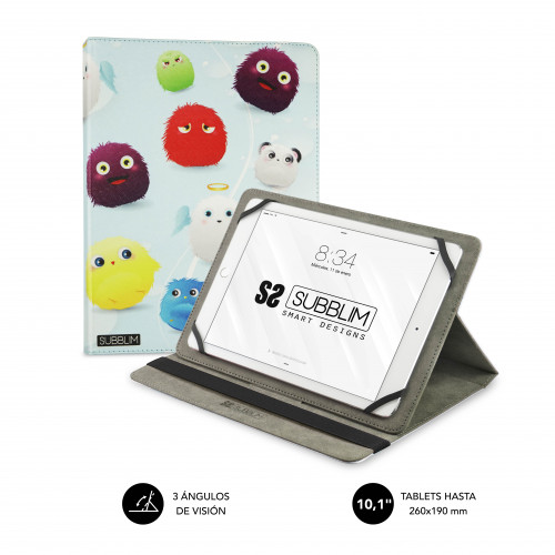 SUBBLIM - Funda Tablet Universal TRENDY CASE FURRY 10.1&quot; (Ref.SUB-CUT-4TC001)