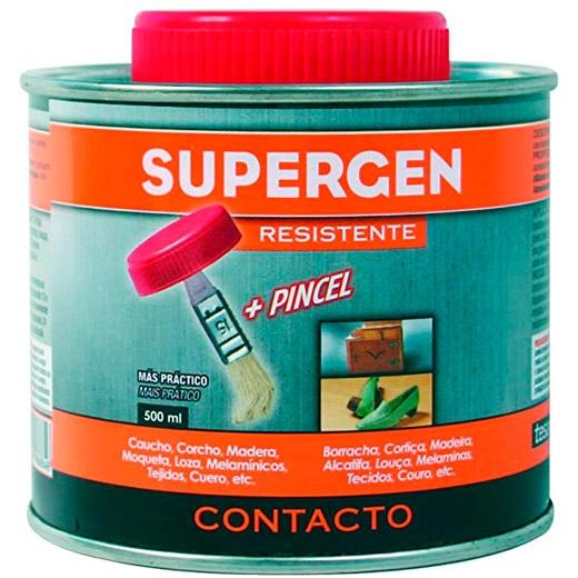 SUPERGEN - PEGAMENTO DE CONTACTO RESISTENTE CON PINCEL BOTE 500ML (Ref.62600-00000-14)