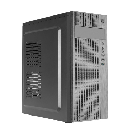 TACENS - , Caja PC Semitorre ATX, Ventilador Lateral 12cm, Rejilla Frontal, Negro (Ref.2FERROX)