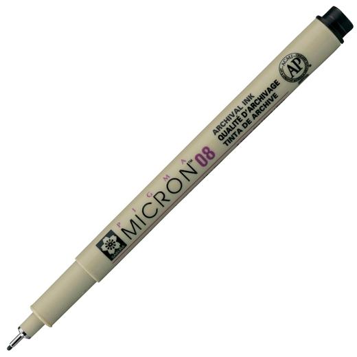 TALENS - SAKURA ROTULADOR PIGMA MICRON 08 0.50MM NEGRO (Ref.XSDK0549)