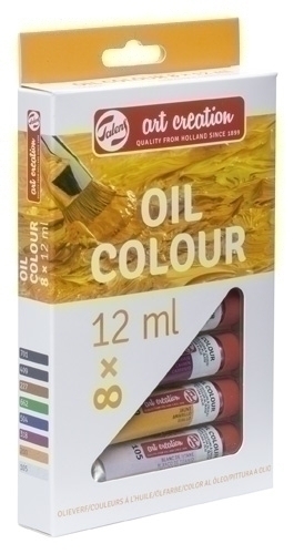 TALENS ART CREATION - PINTURA OLEO SET INICIACION 12 ml (Tubo) ESTUCHE de 8 (Ref.9020108M)
