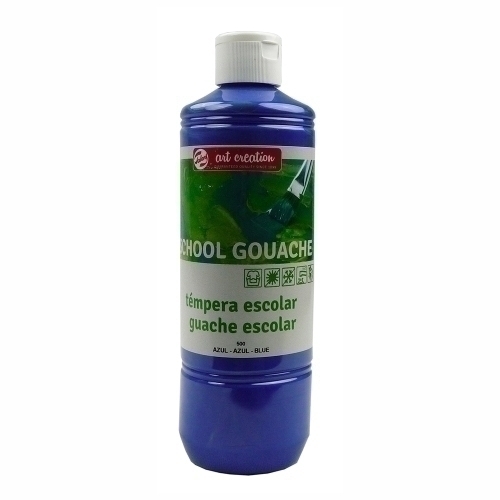 TALENS ART CREATION - TEMPERA GOUACHE 500 ml (bote) AZUL (Ref.4772500M)