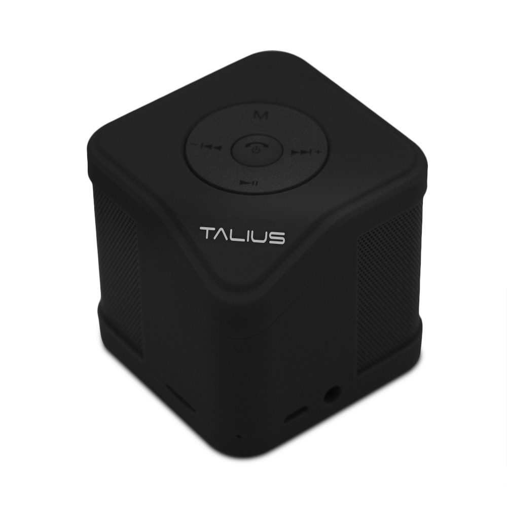 TALIUS - Altavoz Cube 3W  Fm/ Sd Bluetooth Negro (Ref.TAL-CUBEBK)