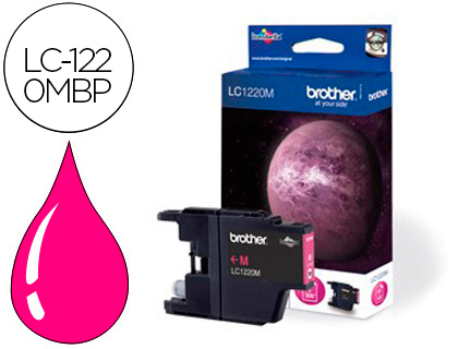 BROTHER - Cartuchos ORIGINALES Inyección De Tinta LC1220 Magenta (Ref.LC1220MBP)