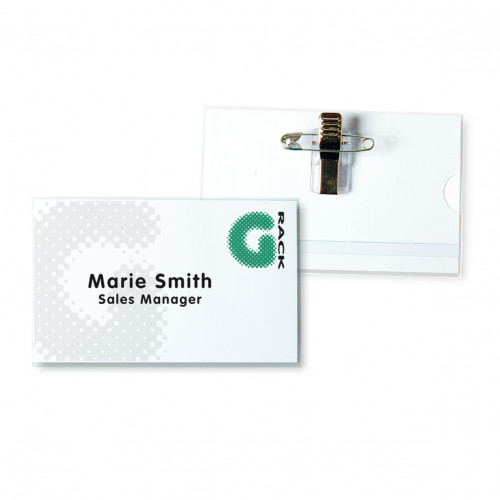 TARIFOLD - KIT DE 50 IDENTIFICADORES CON PINZA + IMPERDIBLE 75X40MM INCLUYE TARJETAS (Ref.200570)