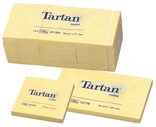 TARTAN - NOTAS ADHESIVAS 100h 51x38 (Ref.5138)