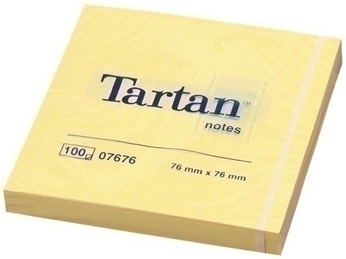 TARTAN - NOTAS ADHESIVAS 100h 76x76 (Ref.7676)