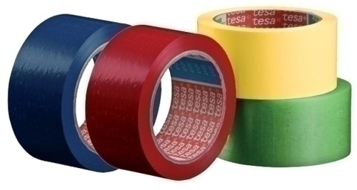 TESA - CINTA de EMBALAJE PVC 4204 rollo 66x50 AMARILLO (Ref.04204-00092-00)