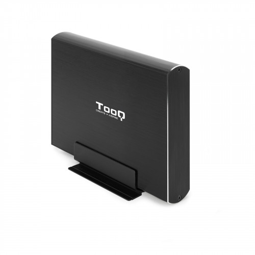 TOOQ - caja para disco duro externo 3.5&quot; Caja de disco duro (HDD) Negro (Ref.TQE-3531B)