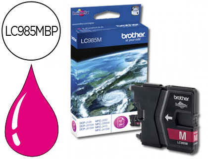 BROTHER - Cartuchos ORIGINALES Inyección De Tinta Magenta (Ref.LC985MBP)