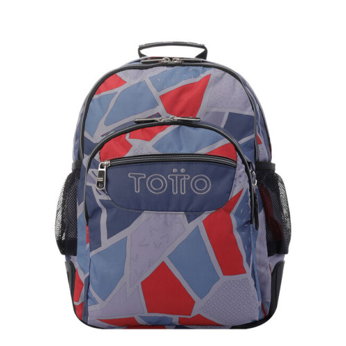 TOTTO - MOCHILA INFANTIL GRIS Y AZUL (Ref.MA04ECO029-2120N-2JG)