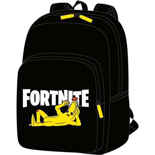 TOYBAGS - MOCHILA FORTNITE CRAZY BANANA ADAPTABLE A CARRO - 2 BOLSILLOS (Ref.T424-919)