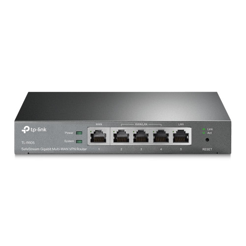 TP-LINK - Gigabit Multi-WAN VPN router 10 Gigabit Ethernet, 100 Gigabit Ethernet Negro (Ref.TL-R605)
