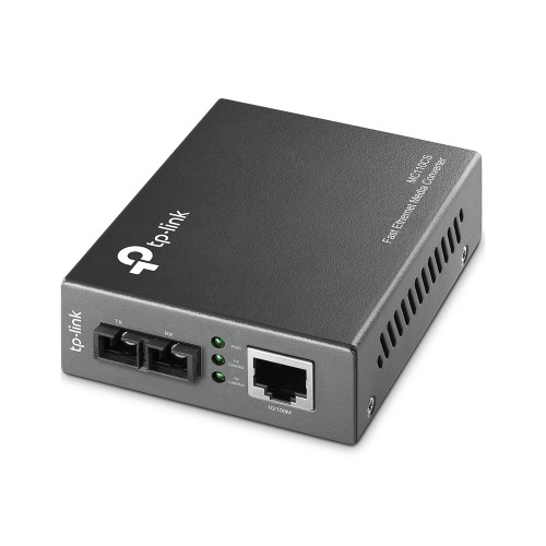 TP-LINK - convertidor de medio 1000 Mbit/s 1310 nm Negro (Ref.MC110CS)