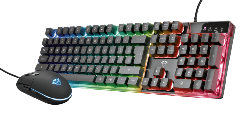 TRUST - GXT 838 Azor Gaming Combo teclado USB QWERTY Español Negro (Ref.23482)