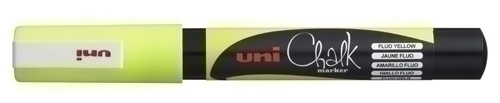 UNI-BALL - MARCADOR TIZA LIQUIDA CHALK MARKER PWE-3MS 0,7 mm AMARILLO (Ref.264754000/175430000)