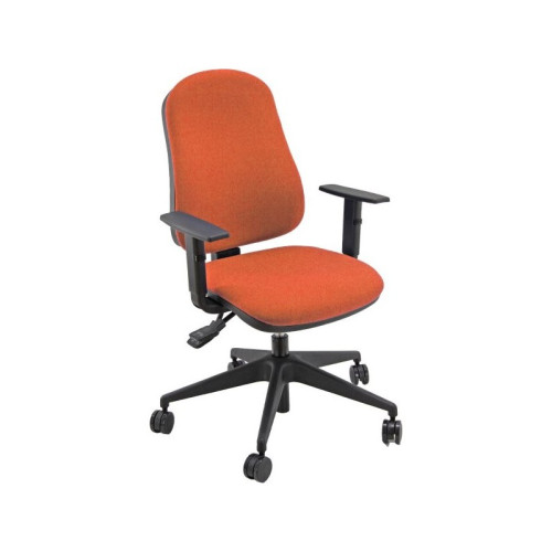 UNISIT - SILLA OPERATIVA TÍBER ROJA REPOSABRAZOS AJUSTABLES (Ref.SISY/BR/ER)