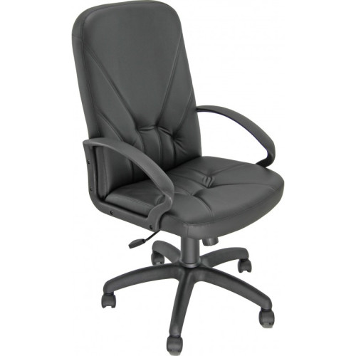 UNISIT - SILLÓN DIRECCIÓN SAONA CUERO NEGRO (Ref.DNP/KN)